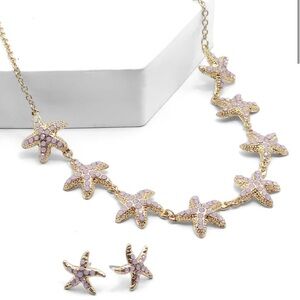 Seaside Sparkle - Pink Necklace Set